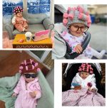 Adolala Newborn Photography Props 4 PCS Photoshoot Outfits Bathrobe Baby Curler Hat Bead Necklace Glasses Costume Sets - Image 7